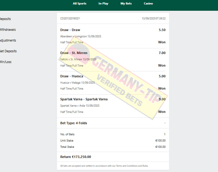 Soccer Fixed Match