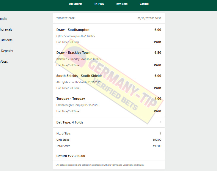 Fixed Match 100% Sure