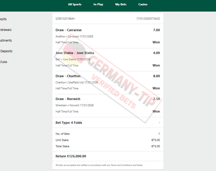 Fixed Match 100% Sure
