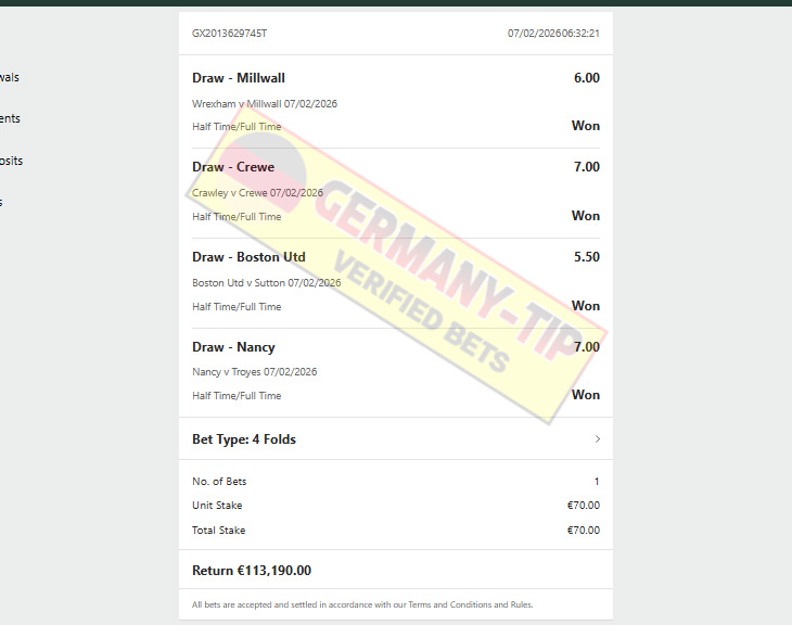 Fixed Match 100% Sure