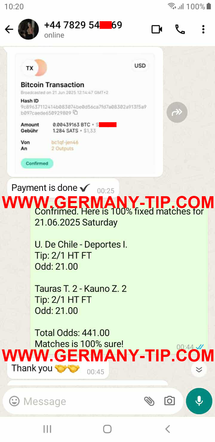 Fixed Matches