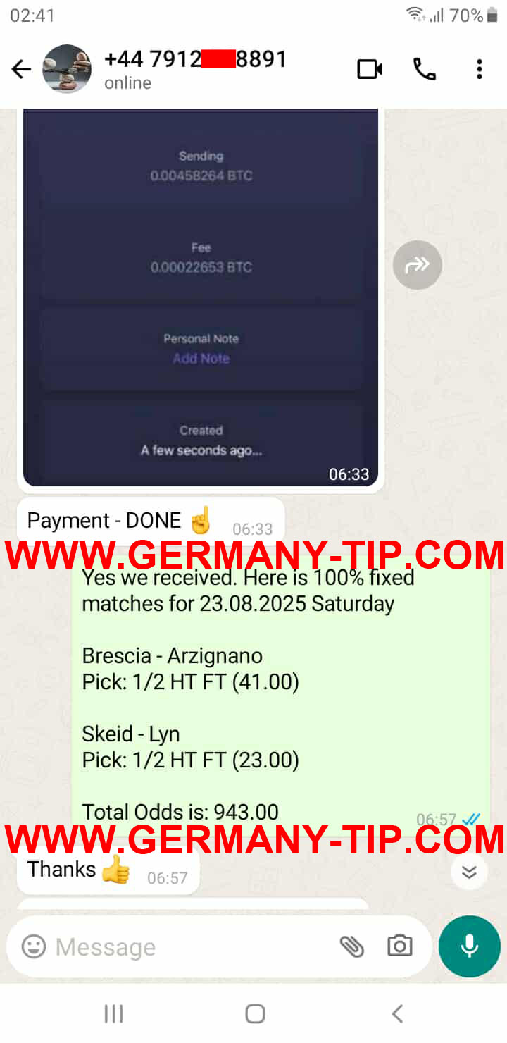 Fixed Matches