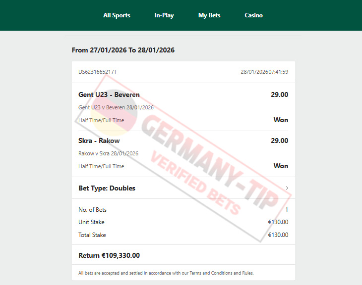 Germany Fixed Matches